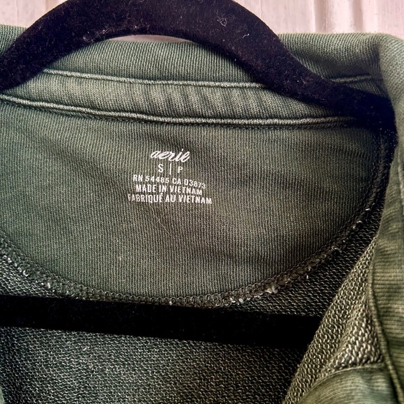 Aerie Polo Collared Oversized Sweatshirt - Picture 2 of 5